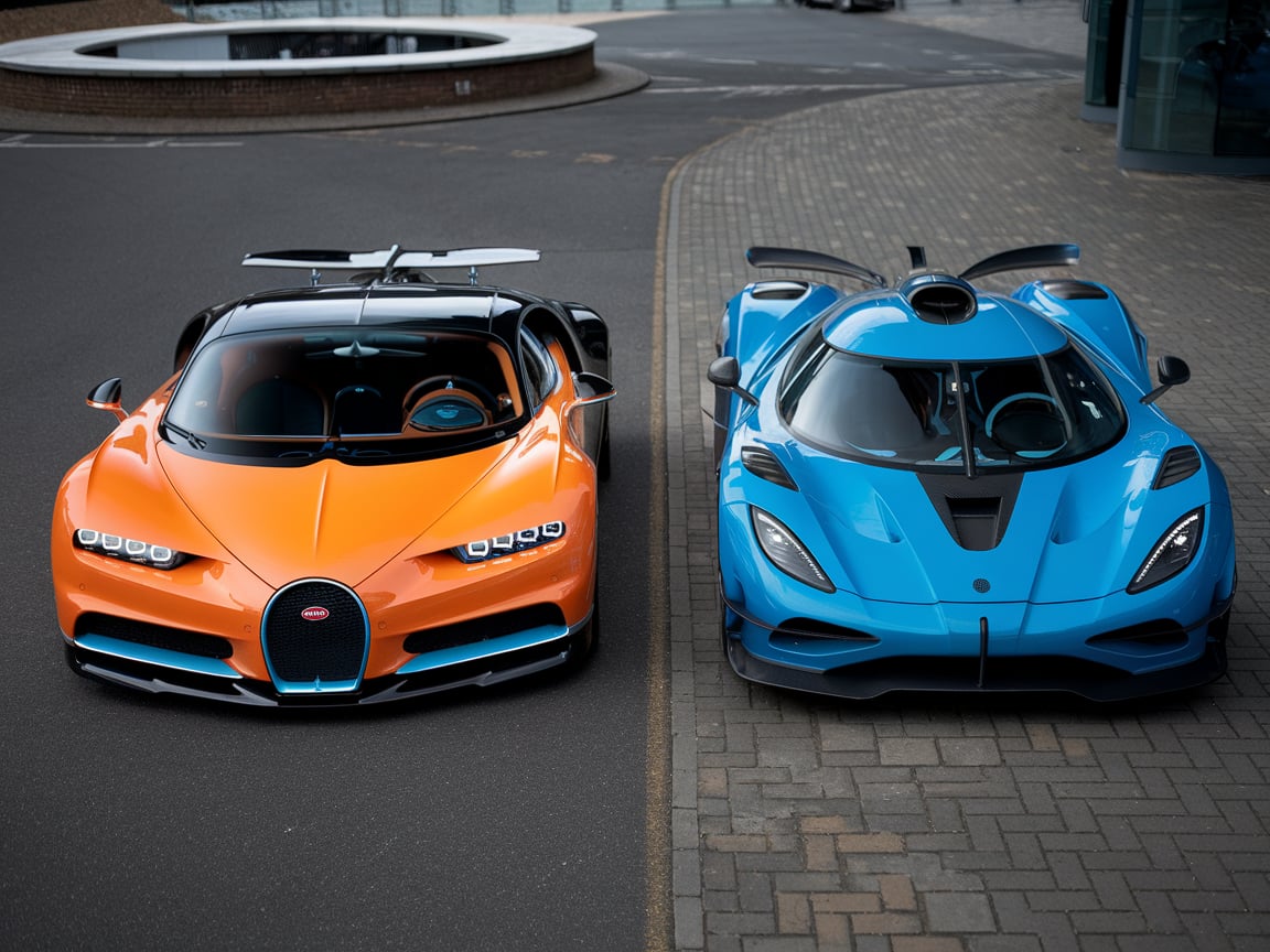 Bugatti Chiron vs. Koenigsegg Jesko: La Batalla de los Hiperdeportivos