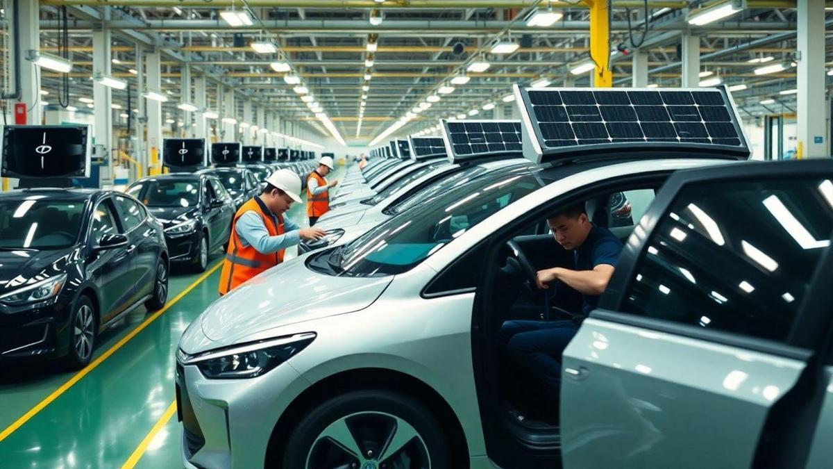 Cómo China domina la producción de coches eléctricos