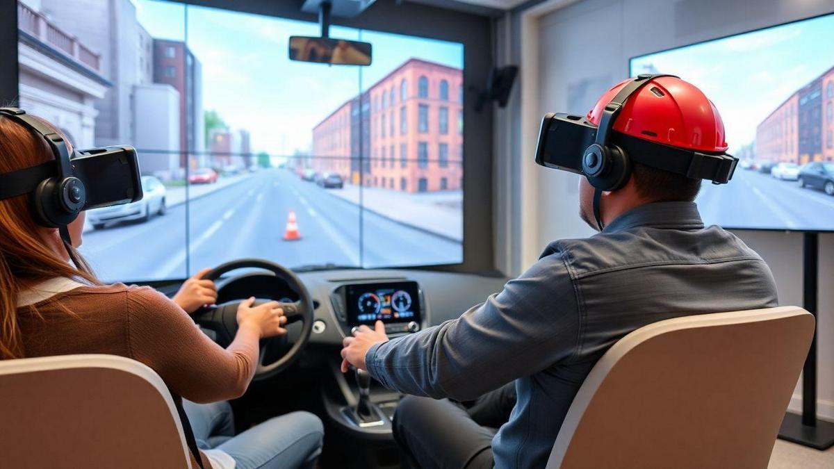 El papel de la realidad virtual en formar conductores