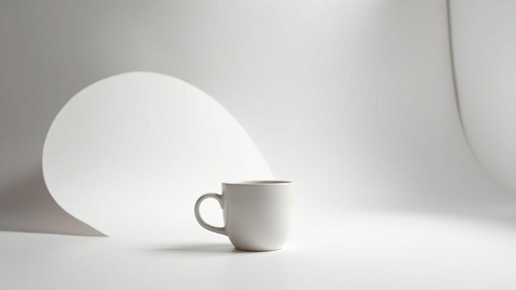 How to create a seamless background with poster board (simple setup) for pro-looking product and object photography