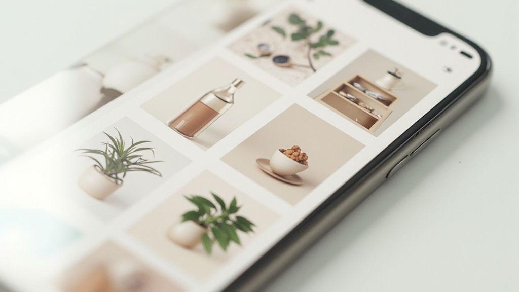 How to create a “visual series” in the feed with photos of the same theme