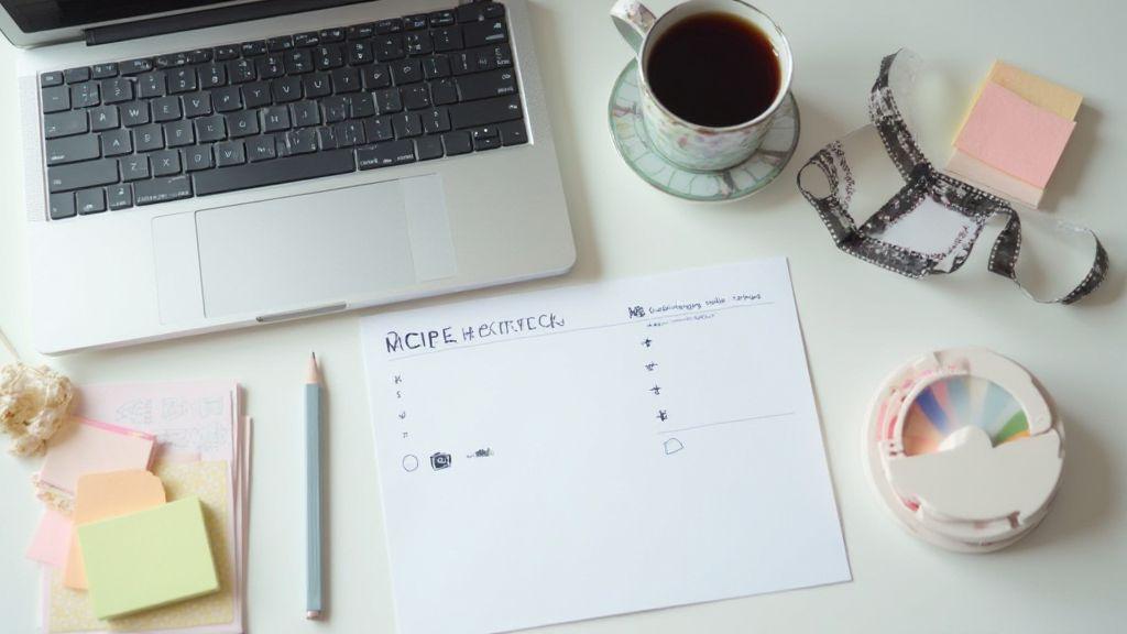 How to document your “editing recipe” to repeat it every time