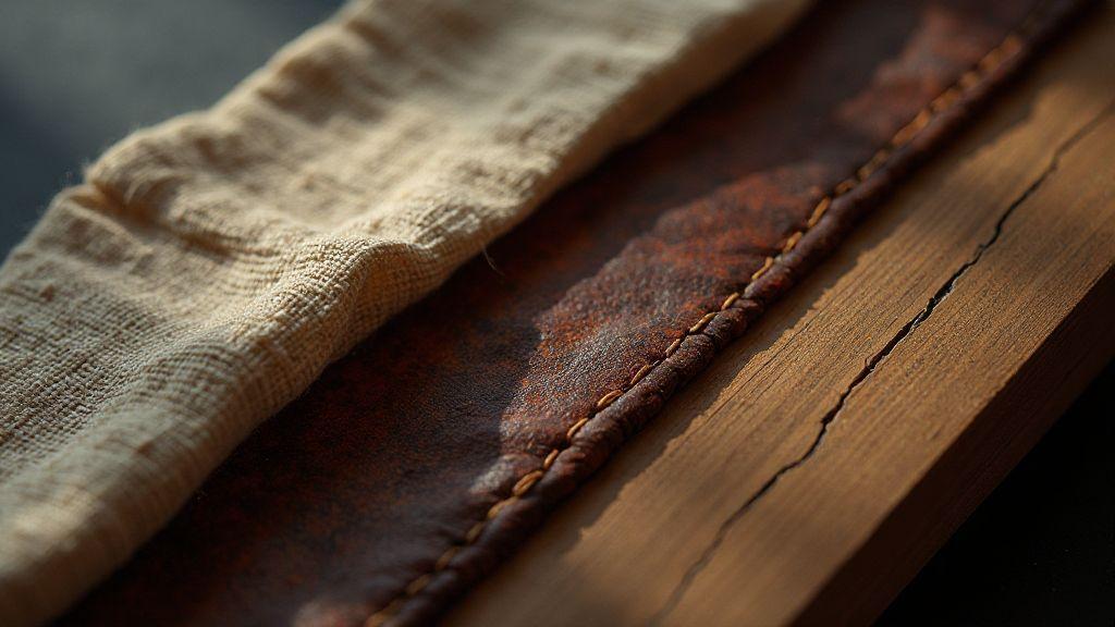 How to highlight texture (fabric, leather, wood) with side lighting for stunning product and object photography
