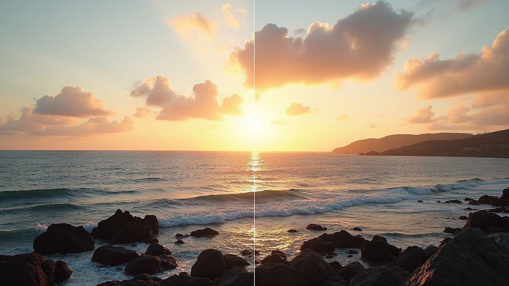 How to straighten the horizon in landscape photos fast with easy editing and post-production tricks for flawless results