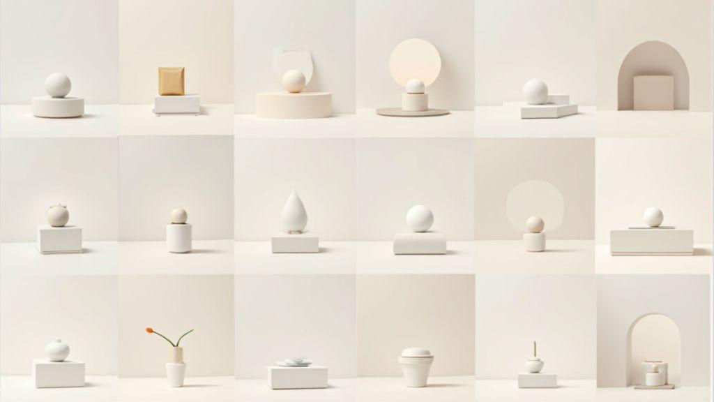 Minimalist scene twenty composition ideas for products that create stunning product and object photography